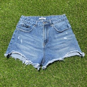 Womens denim shorts